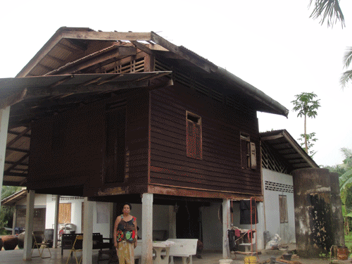 เกิดเหตุวาตภัยในพื้นที่ตำบลท่าข้าม เมื่อวันที่ 22 มีนาคม 2554